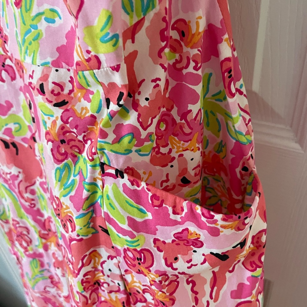 Derby dress - Lilly Pulitzer “Call Me Kitty" Ferra strapless dress - Picture 4 of 7